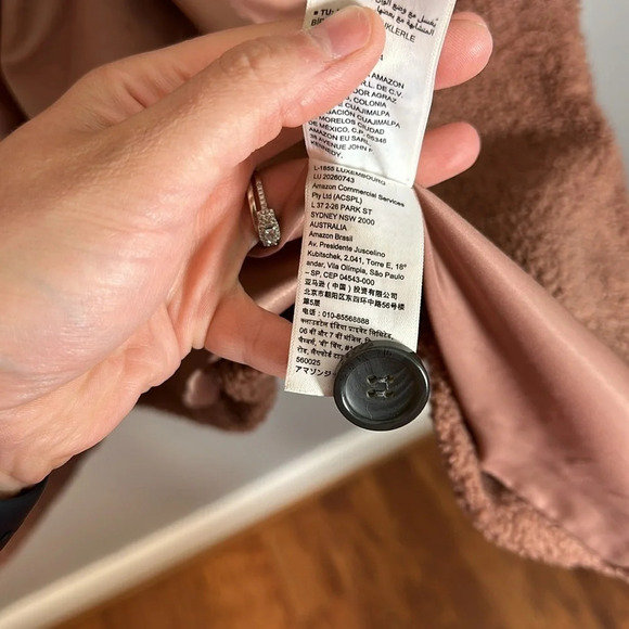 Daily Ritual Oversized Teddy Bear Fleece Jacket Size Large - Picture 11 of 11